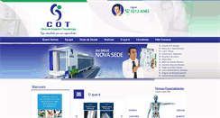 Desktop Screenshot of cotgoiania.com.br